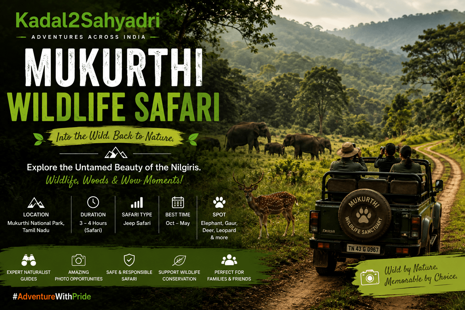 Mukurthi Wildlife Safari