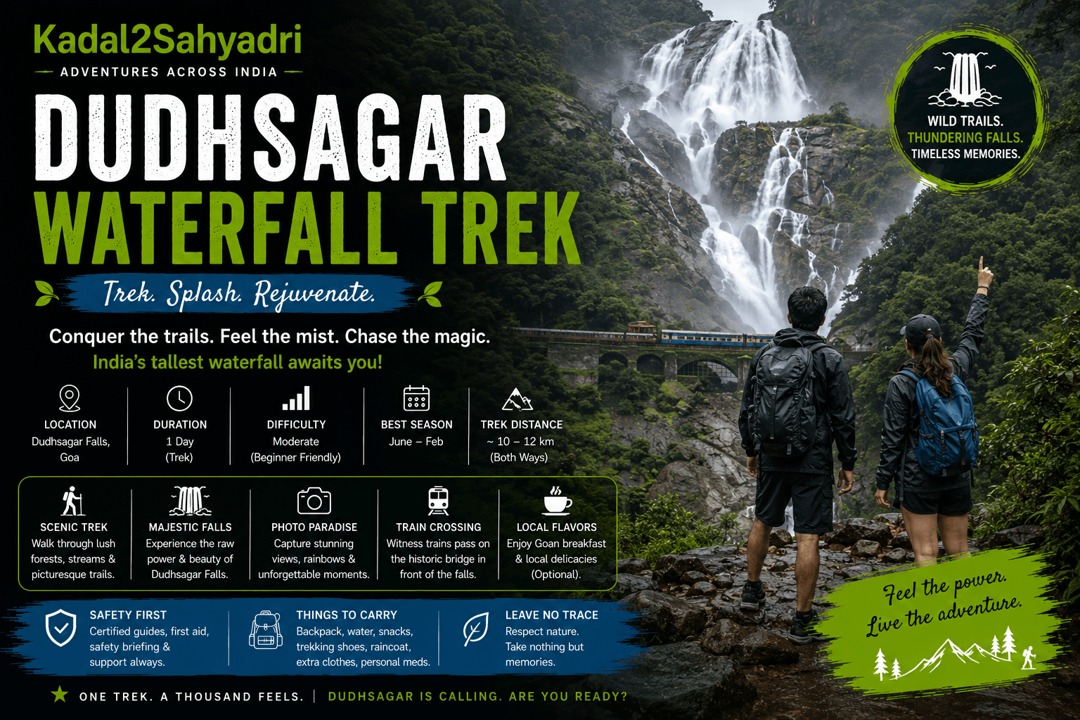 Dudhsagar Waterfall Trek